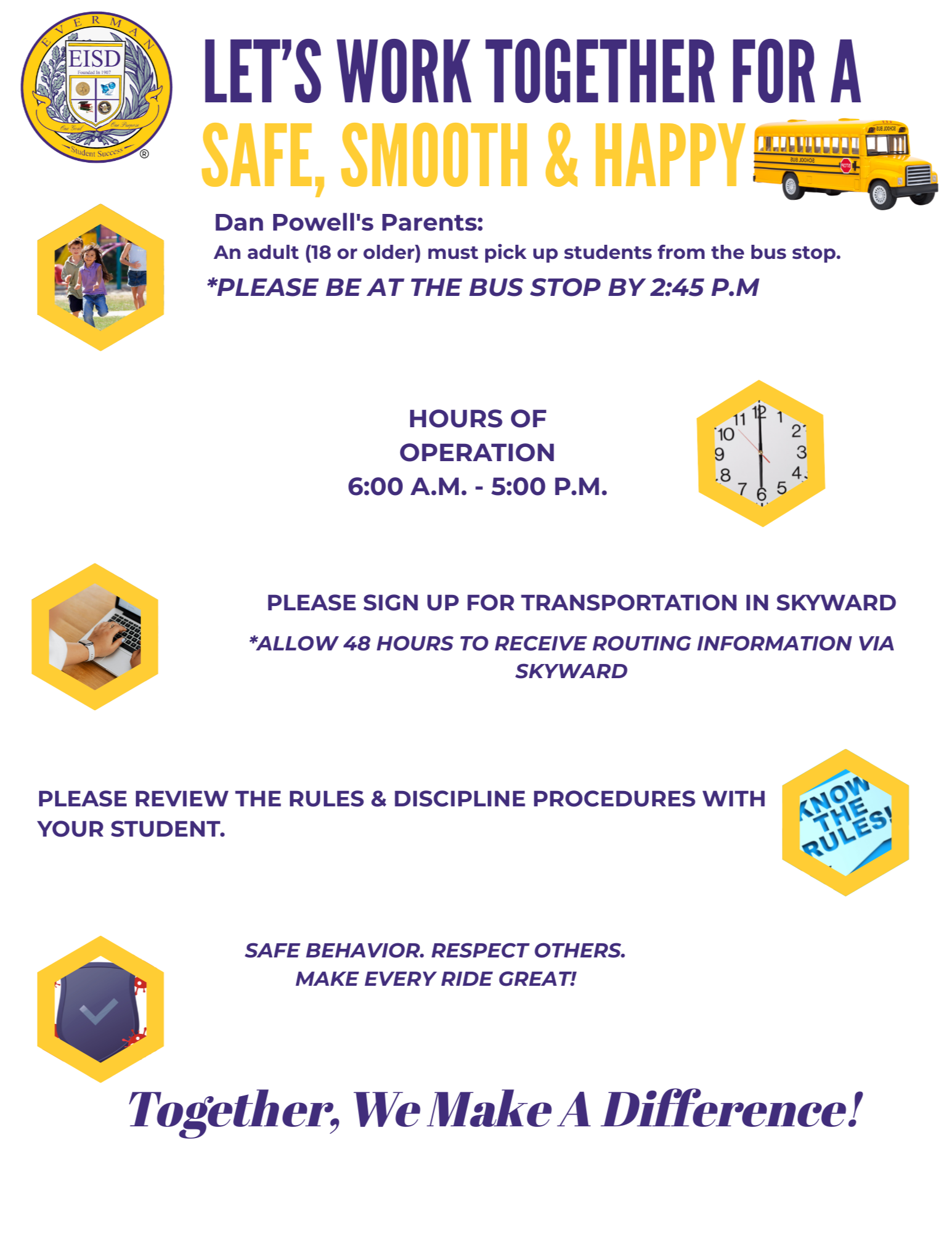 transportation information