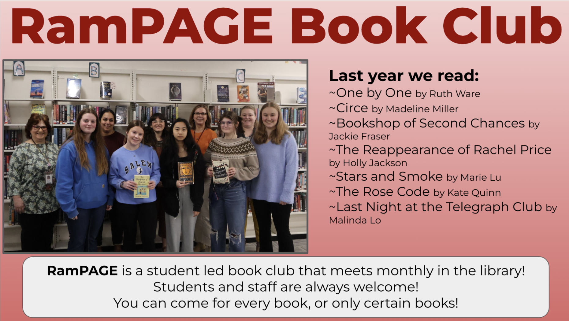 Ram Page Book Club