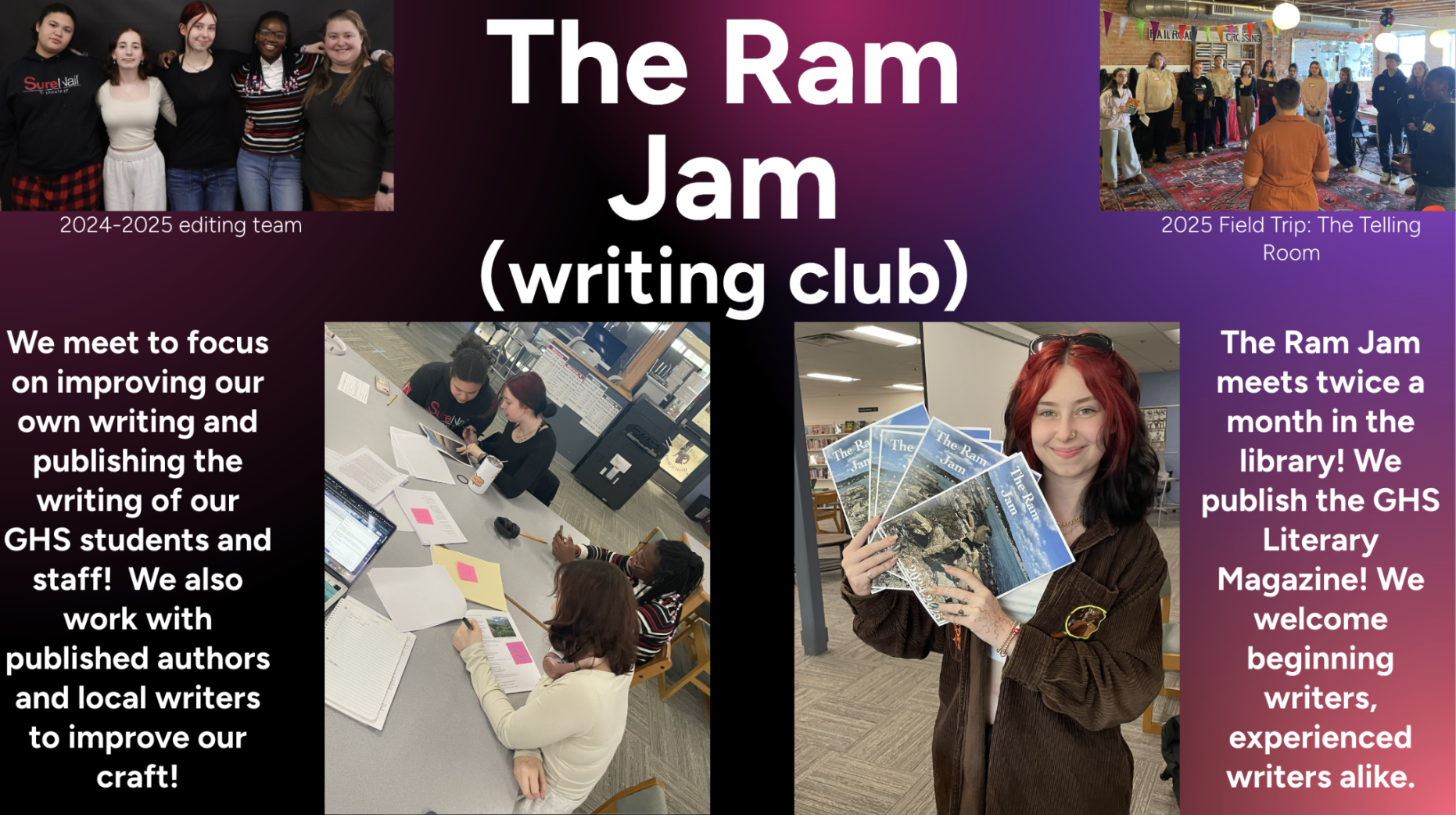 Ram Jam Writing Club