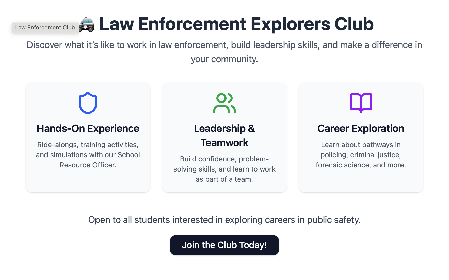 Law Enforcement