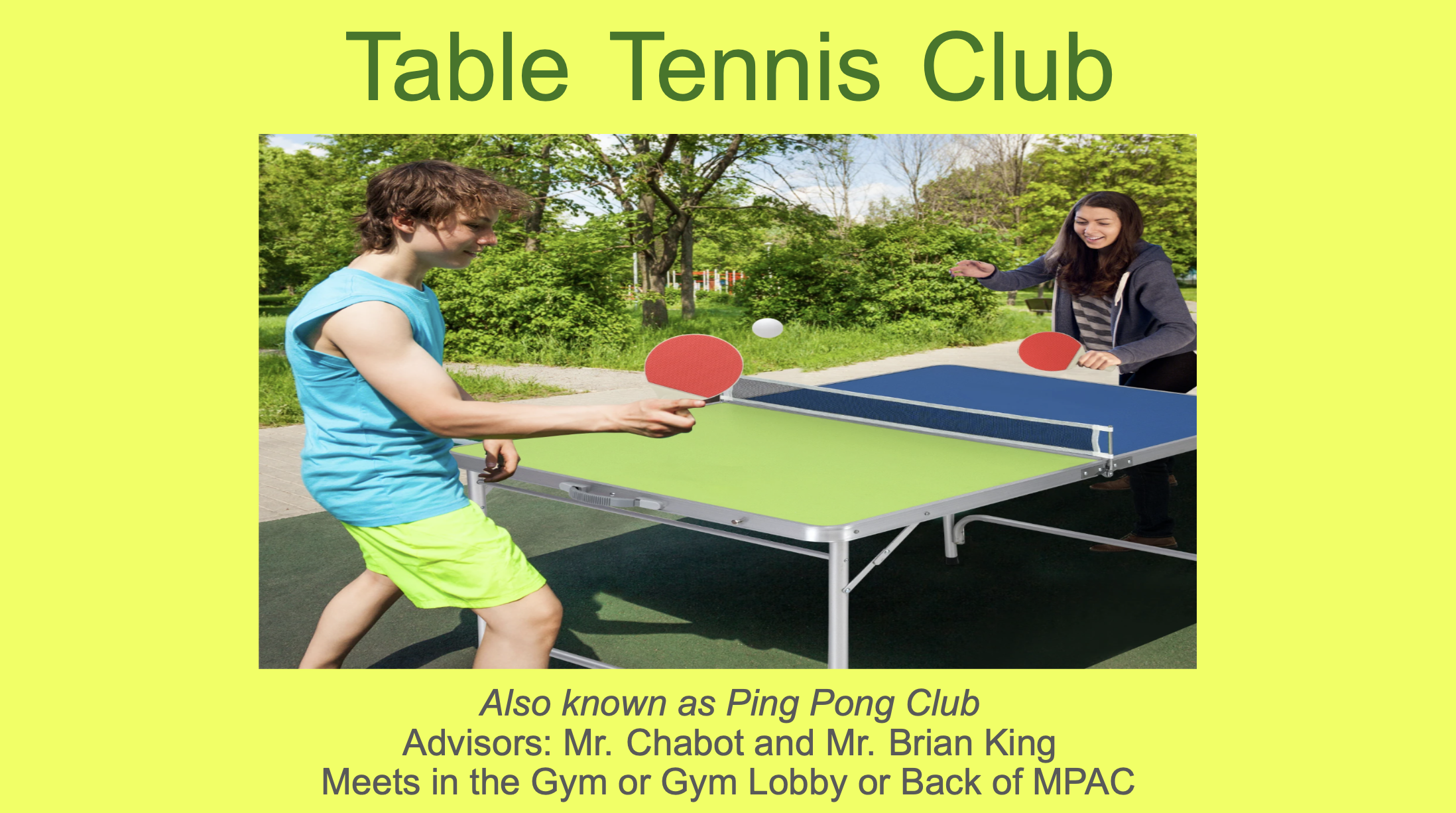 Table Tennis