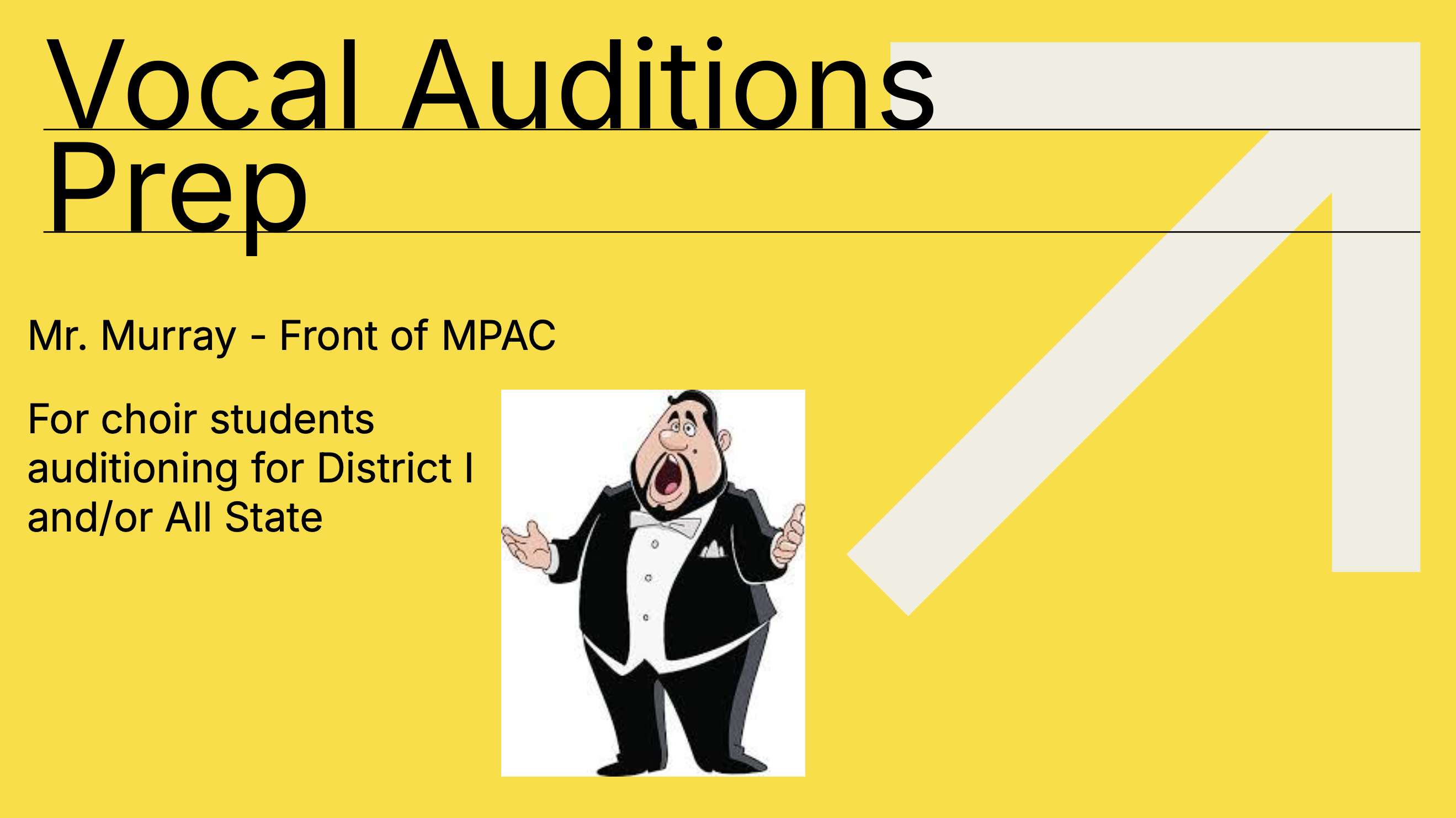 Vocal Auditions Prep
