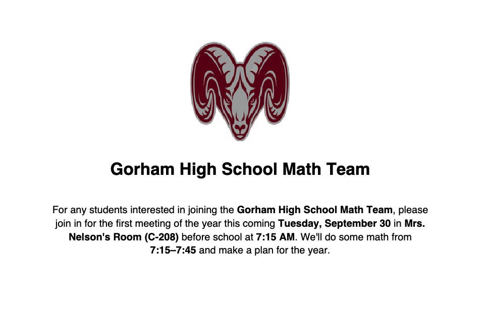 Math Team