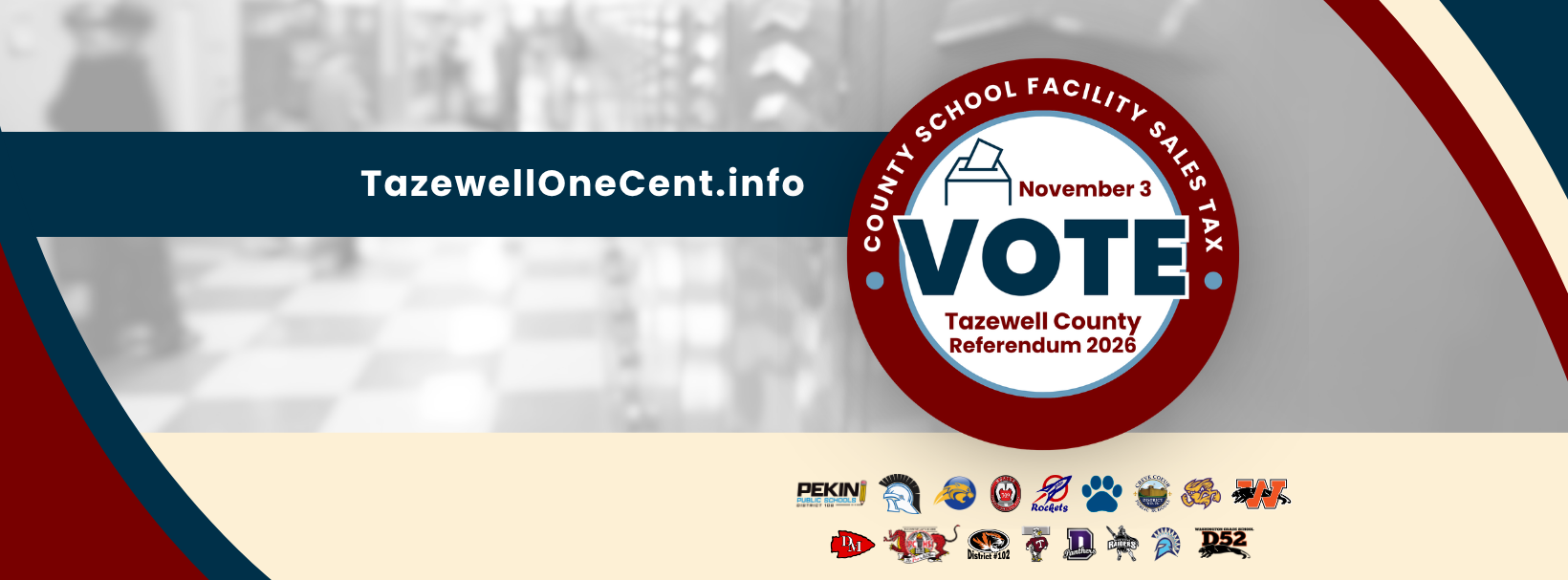 Tazewell County School Facility Sales Tax Referendum Information. See additional info at tazewellonecent.info