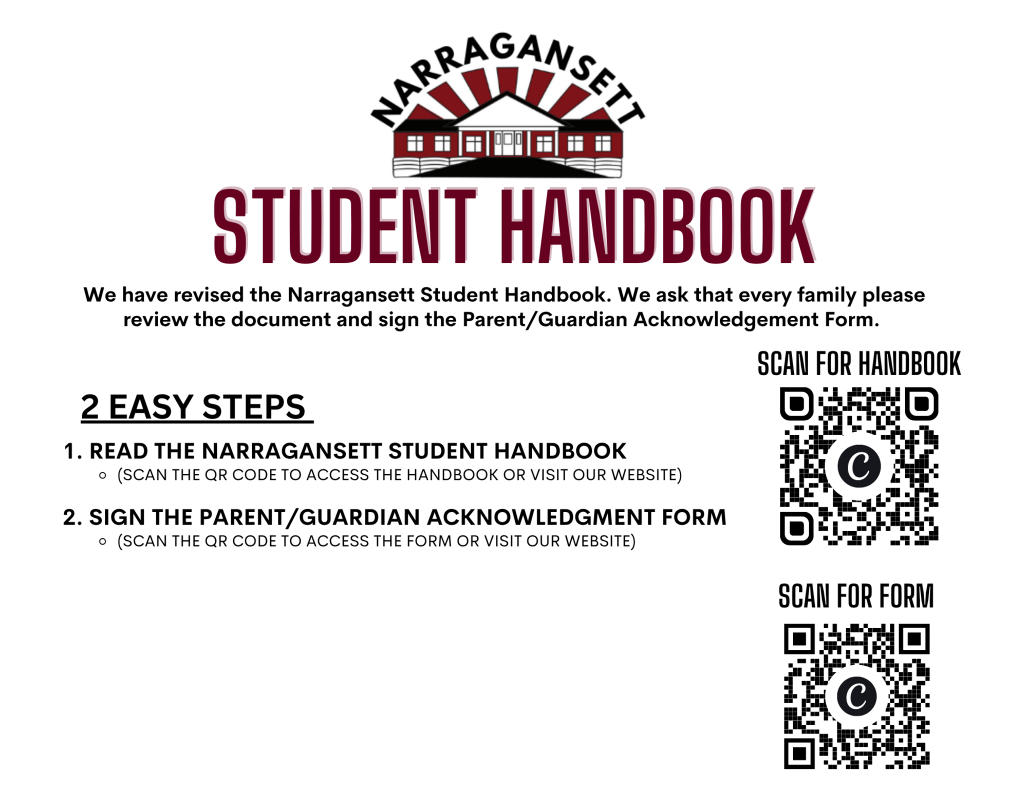 Handbook Acknowledgement Form
