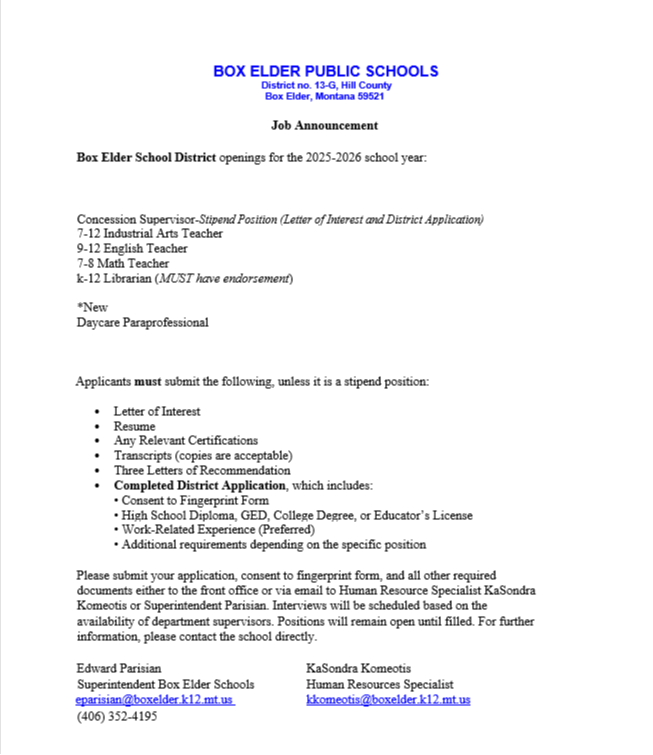 Job Openings