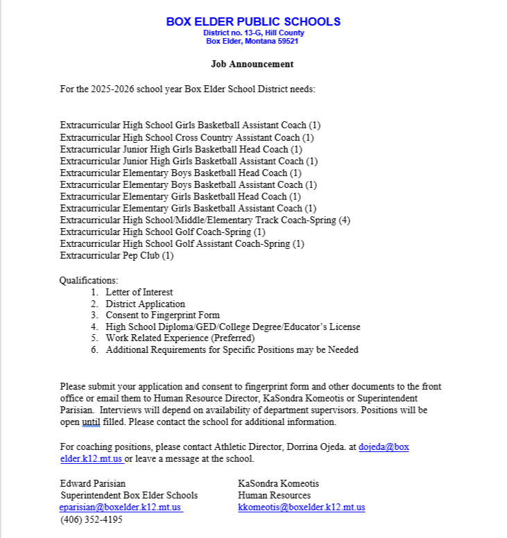 Job Openings