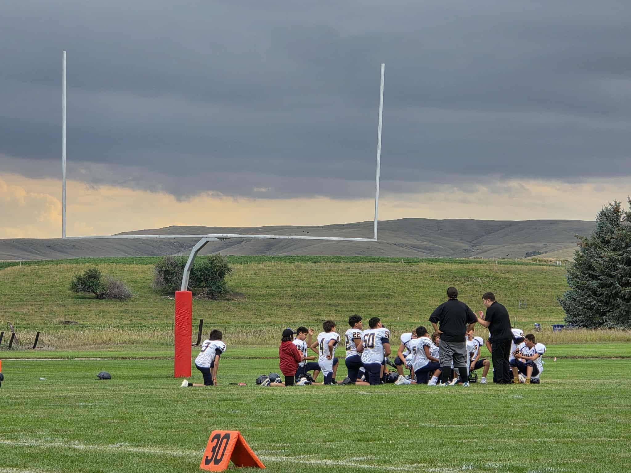 JH Football vs Simms