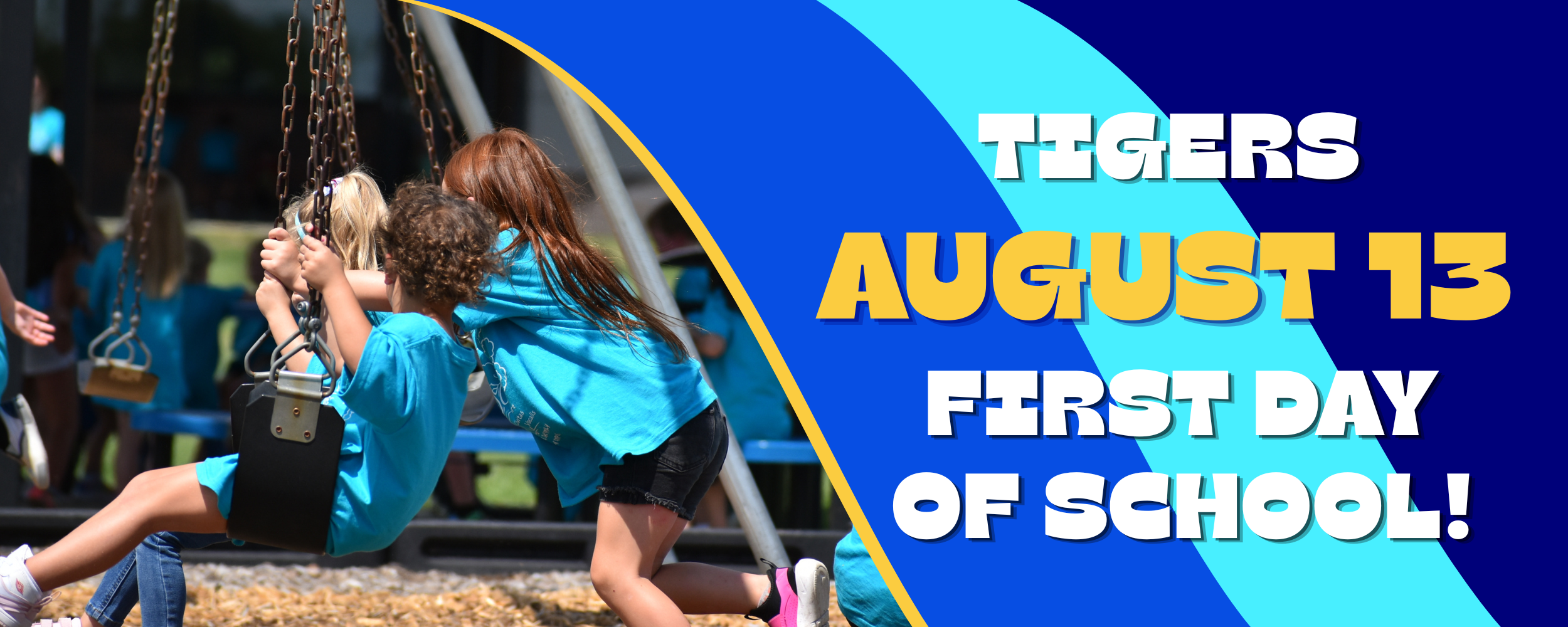 TIgers first day of school August 13