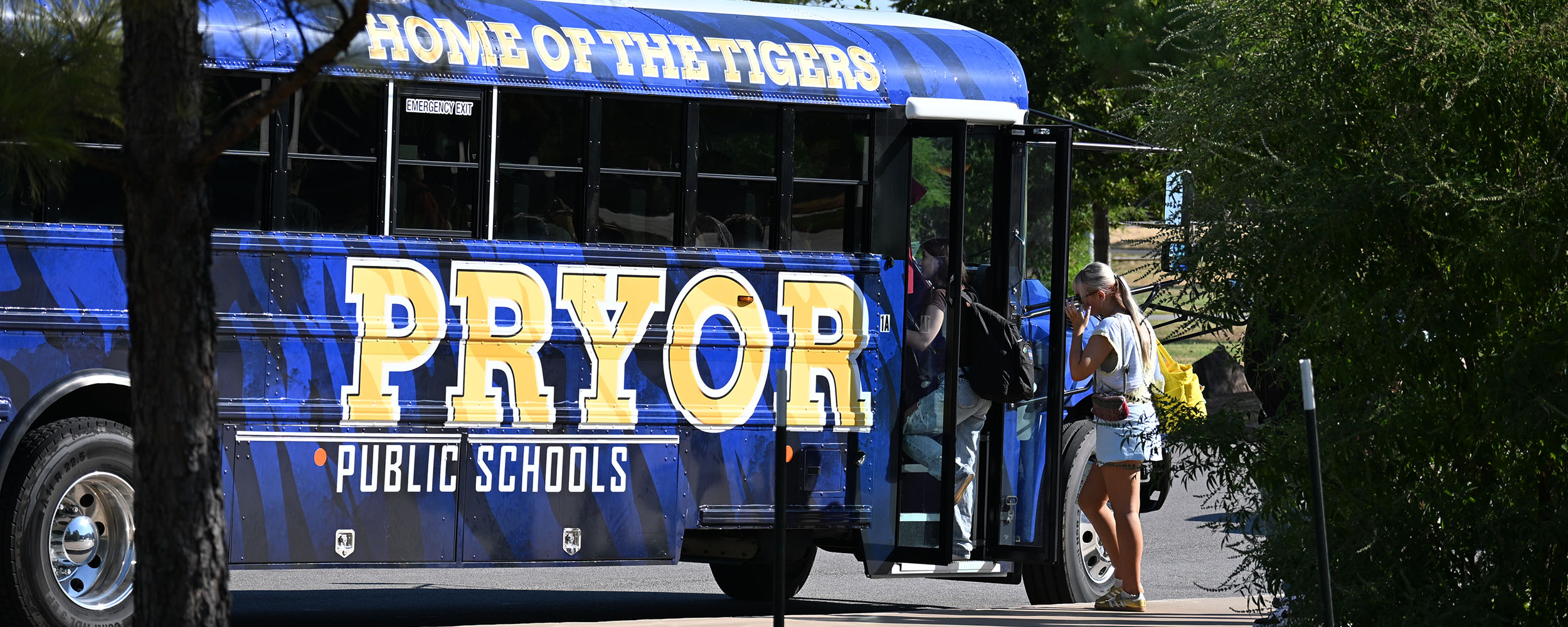 boarding the bus