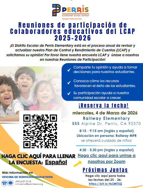 LCAP Educational Partner Engagement Meeting