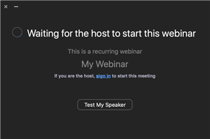 Launch Meeting tab