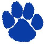 Blue paw logo