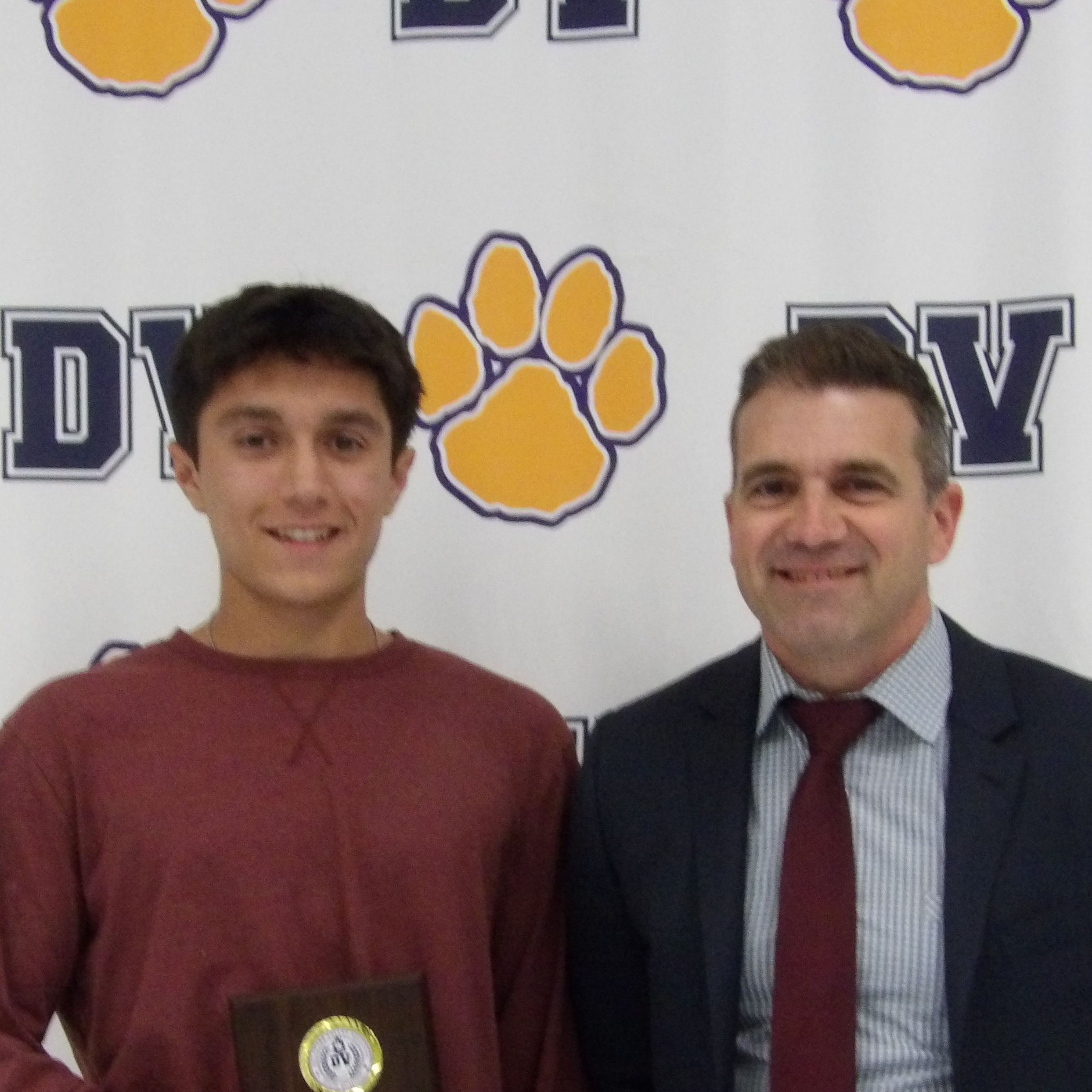 Michael Renda with Mr. Kays