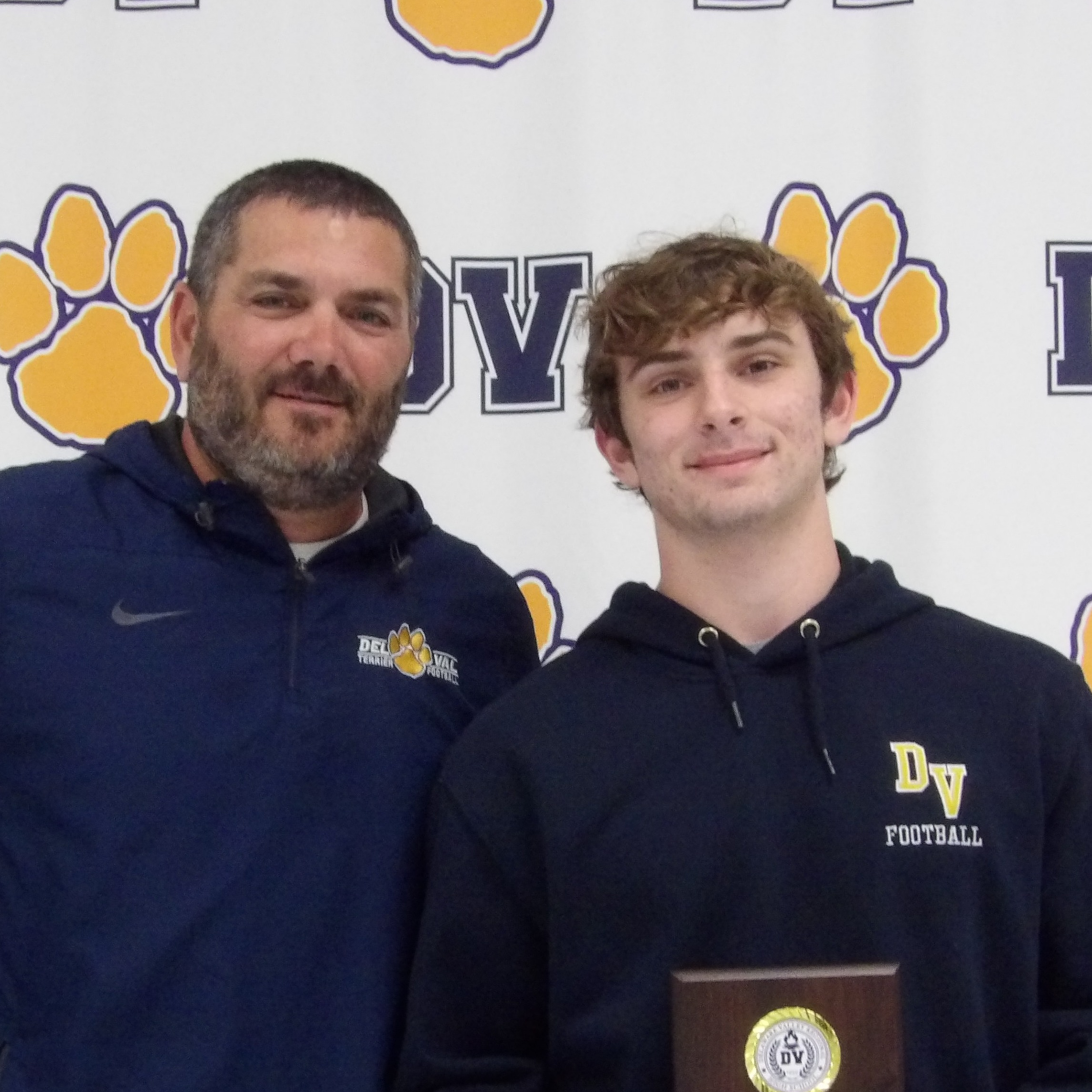 Coach Ibach and Dylan Rasimowicz 