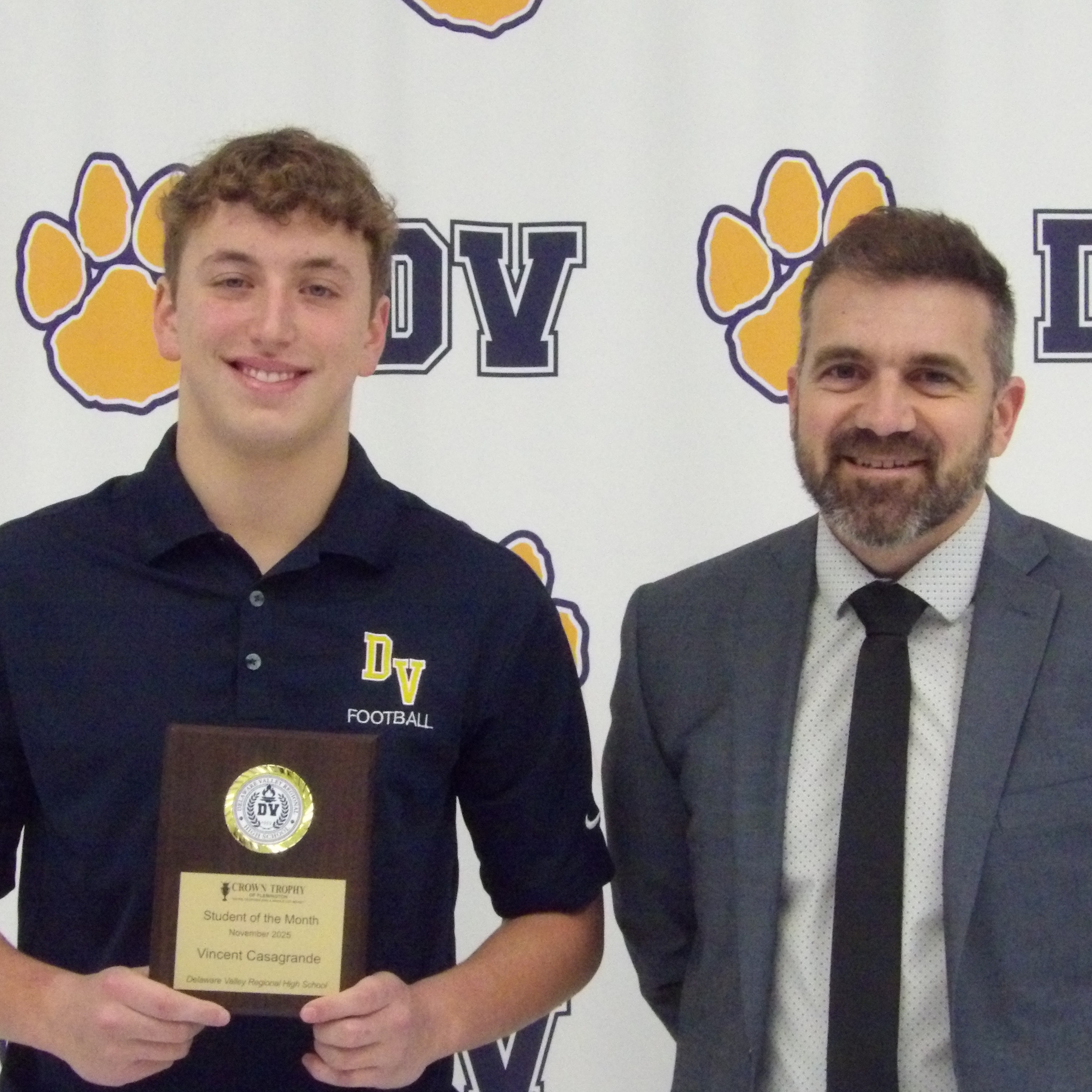 Vincent Casagrande with Mr. Kays