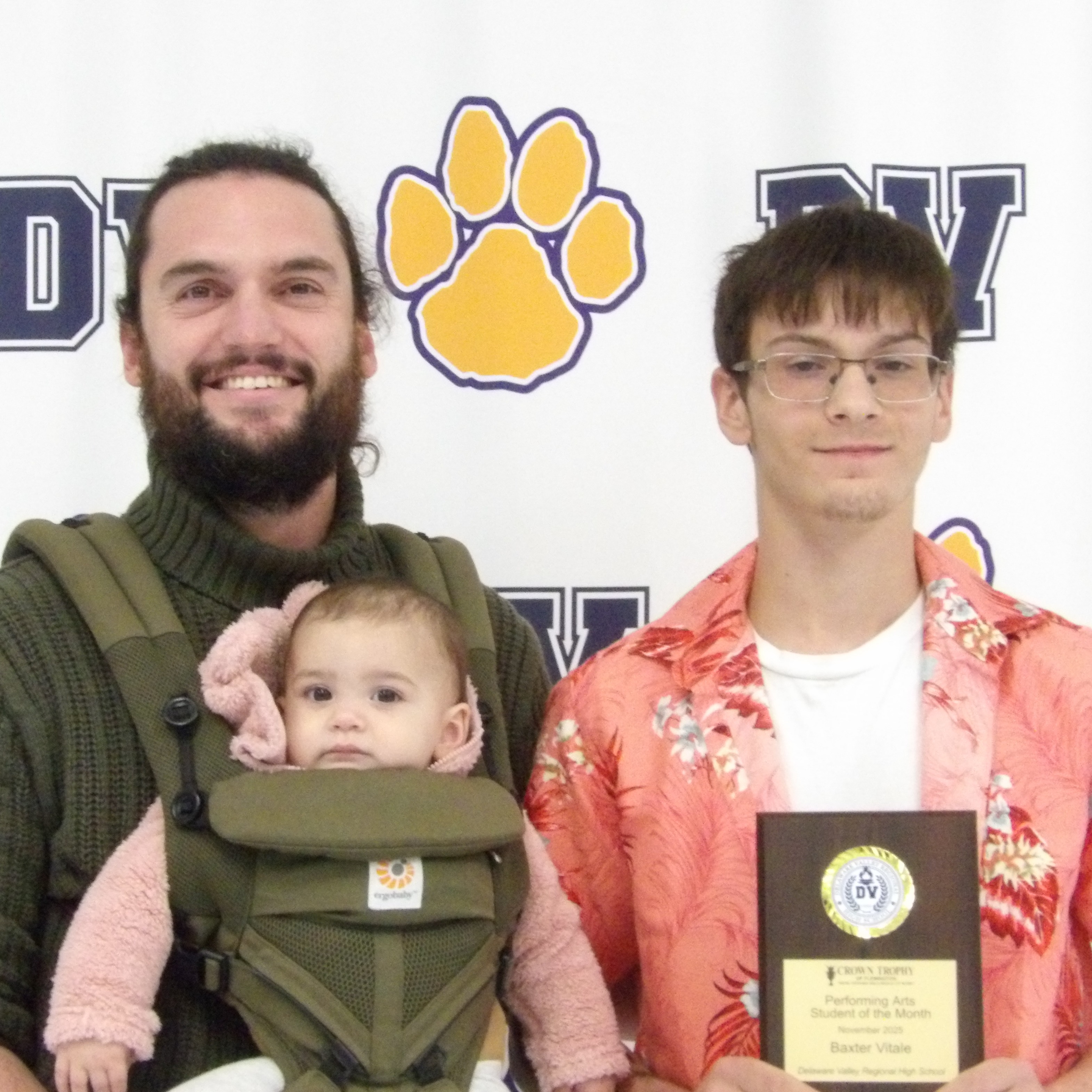 Mr. Hayden and Baxter Vitale