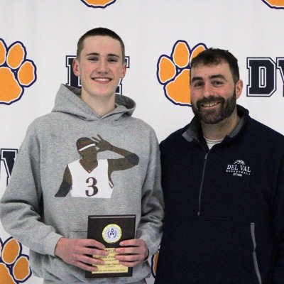 Thomas Denvir and Coach DePaolo