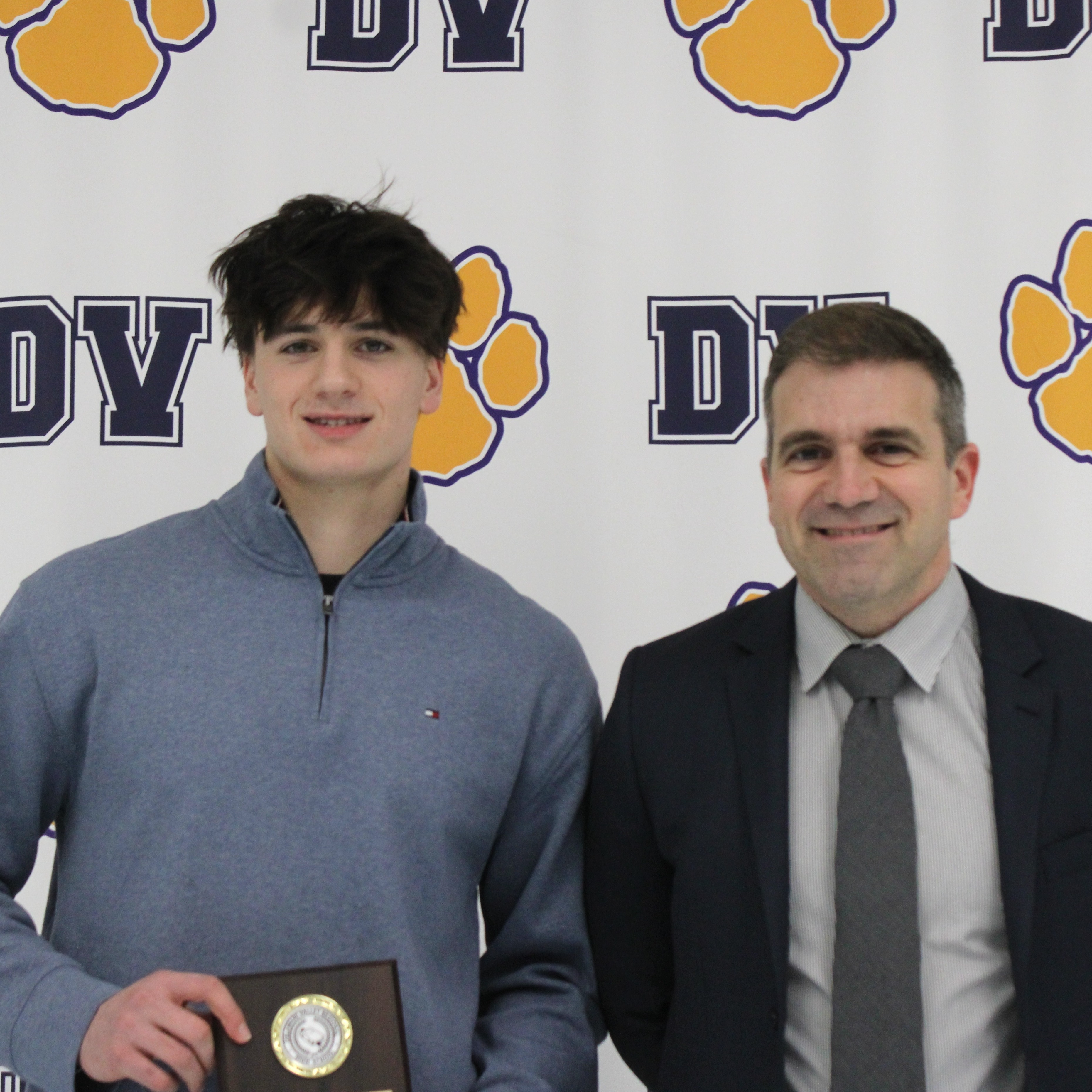 Brayden Picardo-Leask and Mr. Kays