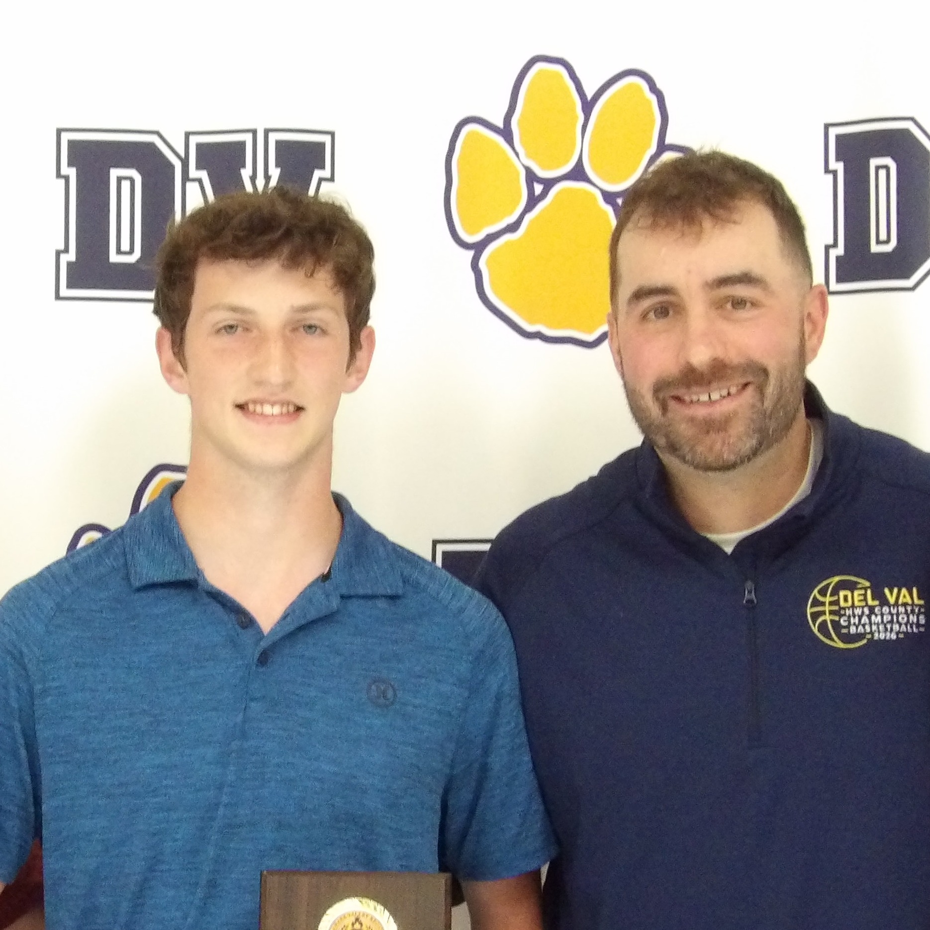 Matthew Towle and Coach DePaolo