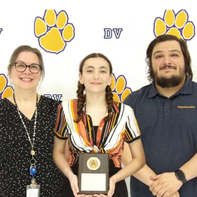 Mrs. Kapetanakis, Abigail Drake, & Mr. Kapetanakis