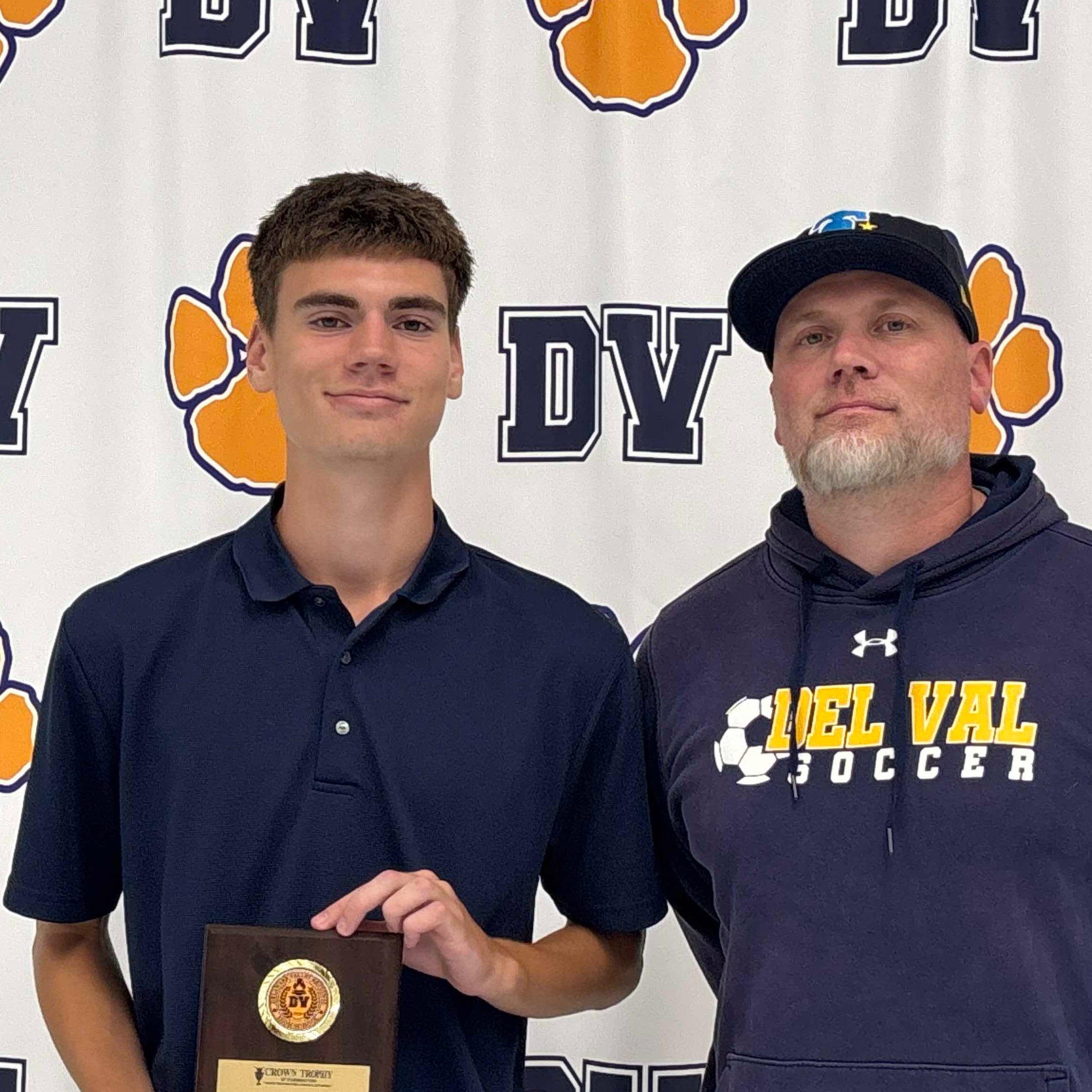 Sawyer Switzer and Coach Farrow