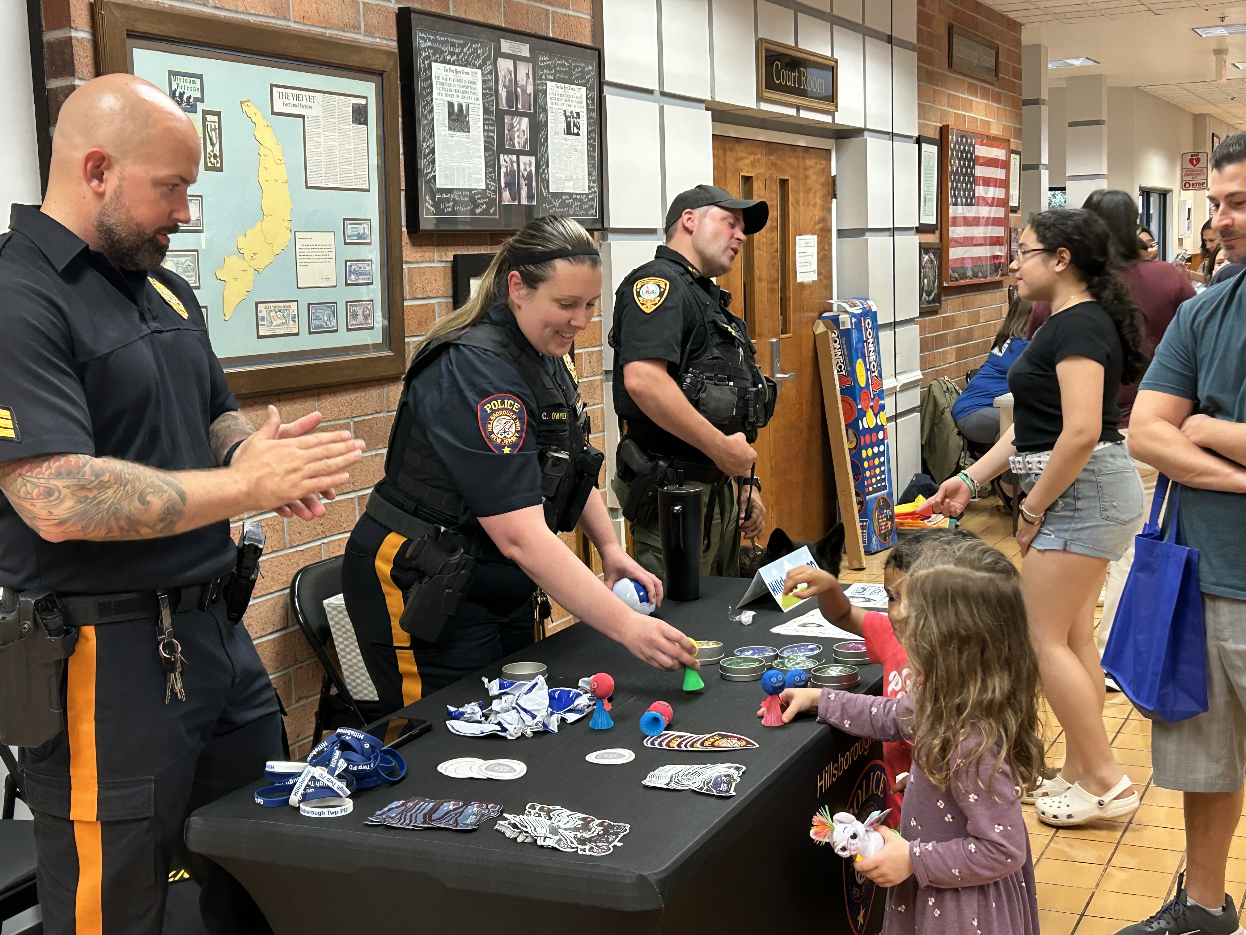 Police engaging with community