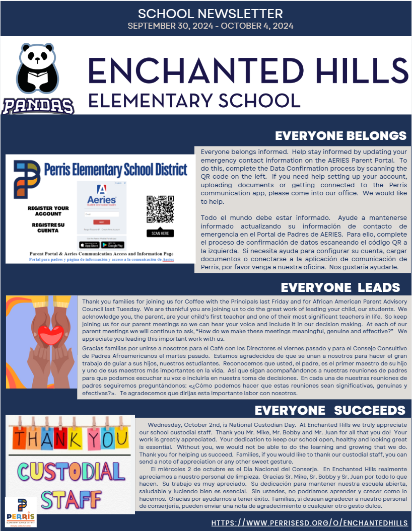 EH Newsletter 9.30.24 - 10.4.24