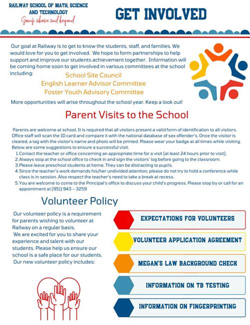 Volunteer Policy flyer