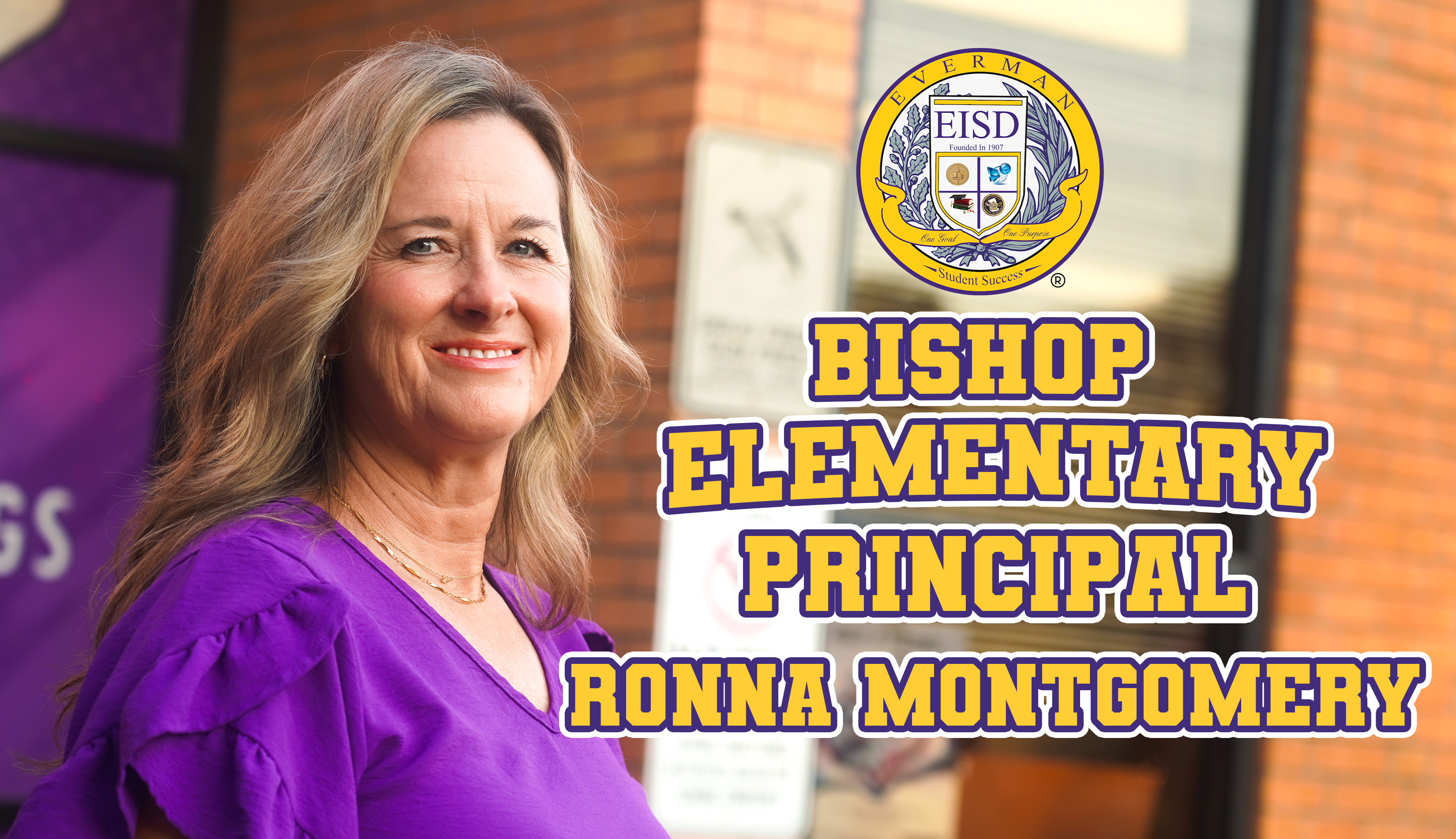 Bishop Elementary's  Principal 