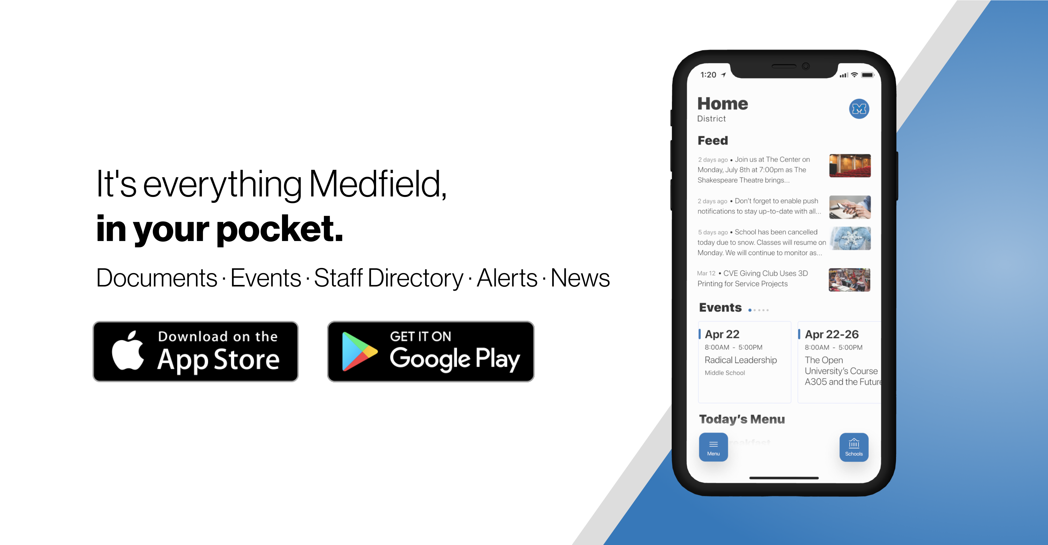 Promoting the Medfield Mobile App