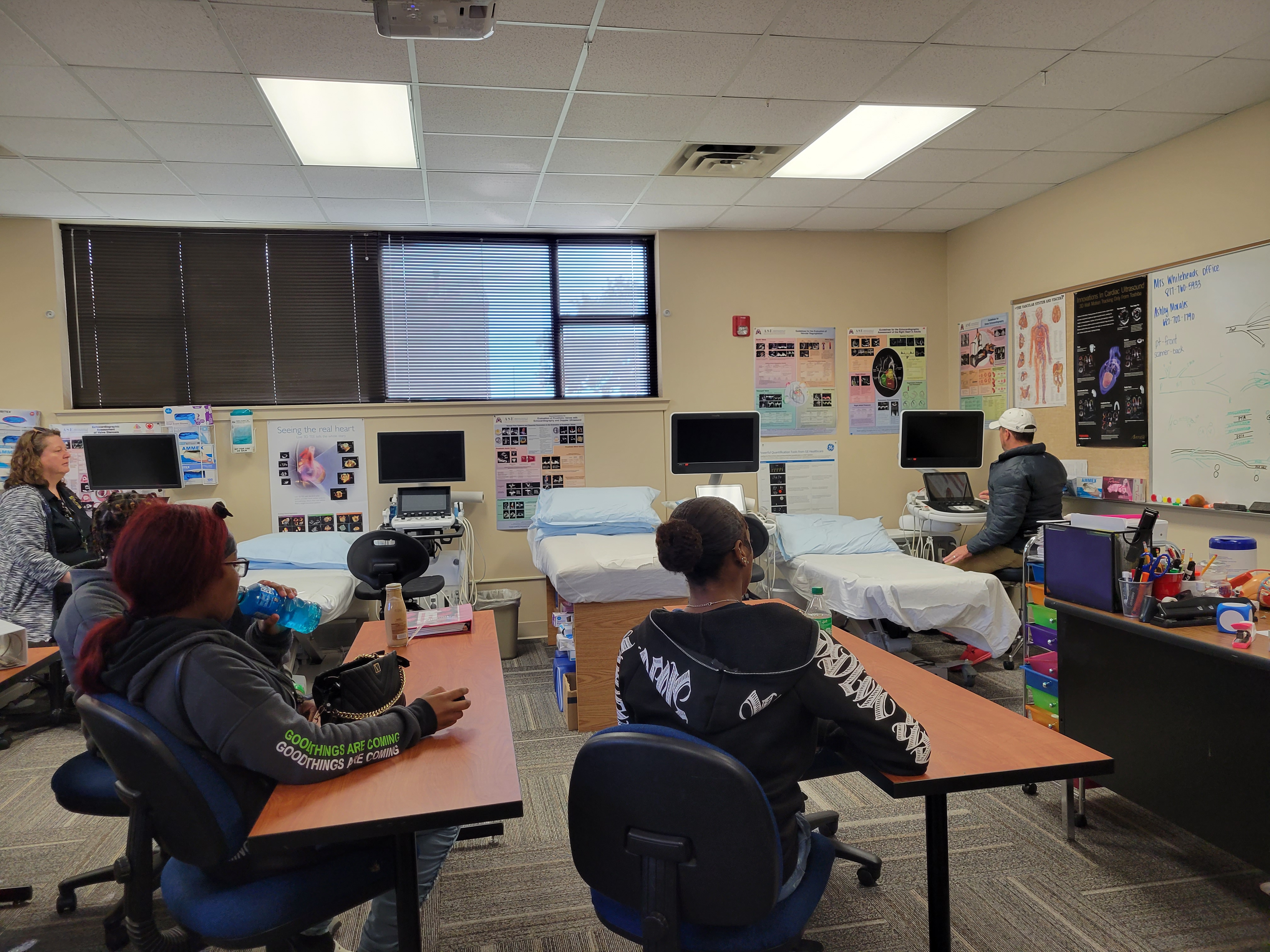 Students on CTE field trip for programs of study.