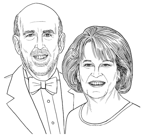 Sketch of Jim & Maggie Frogge