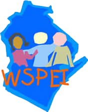 wspei logo (cartoon kids with their arms around each other and an outline of wisconsin in the backgroun)