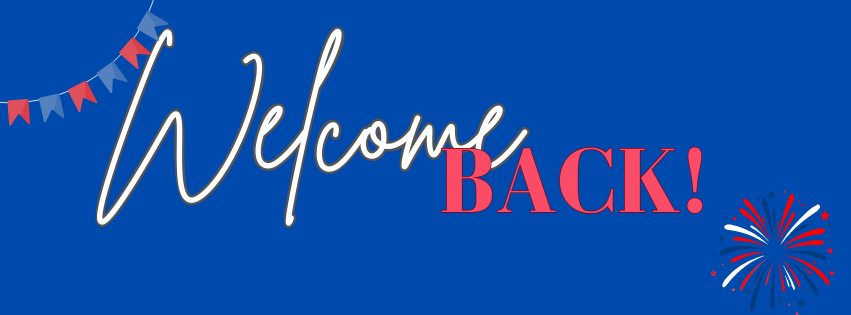 welcome back