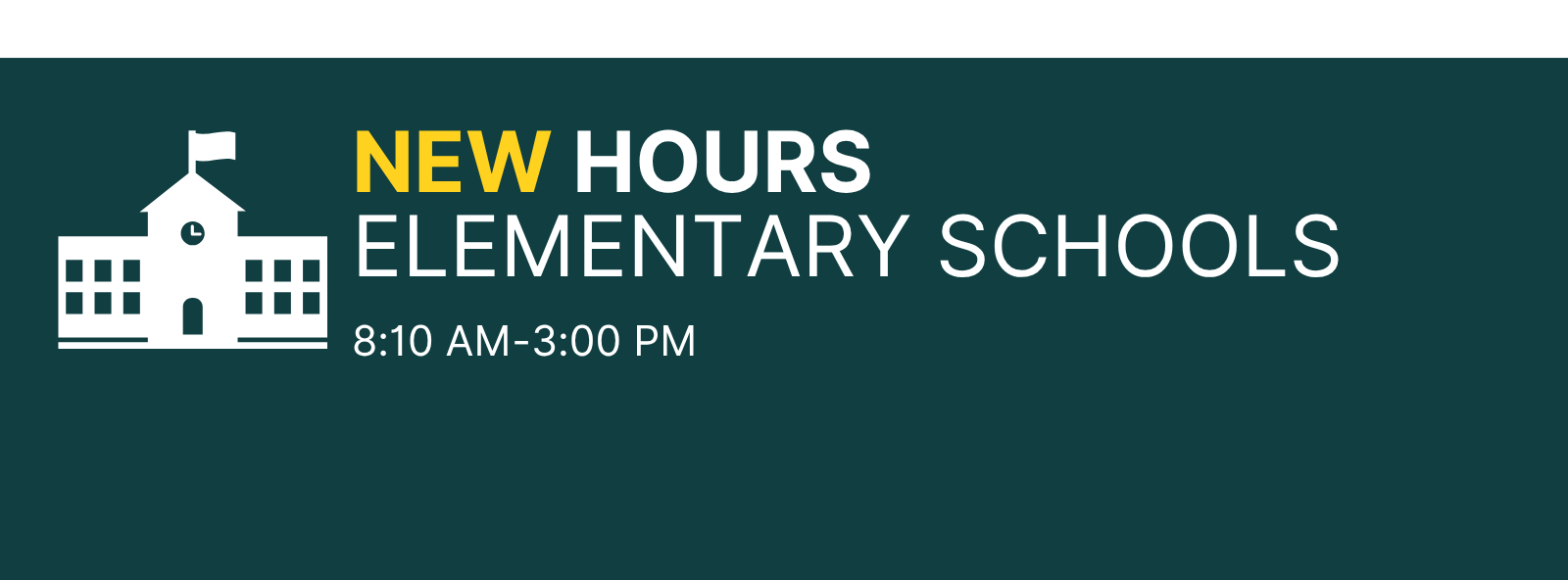 New hours 