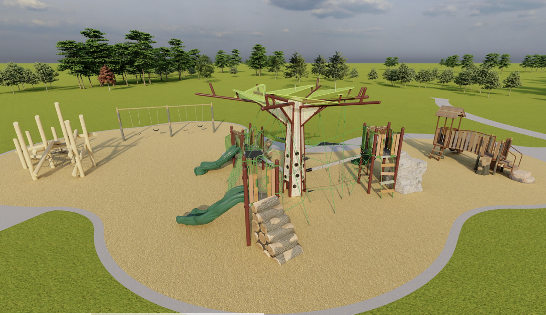 playground rendering