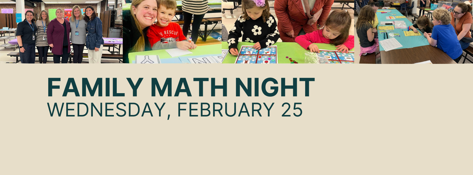 family math night feb. 25