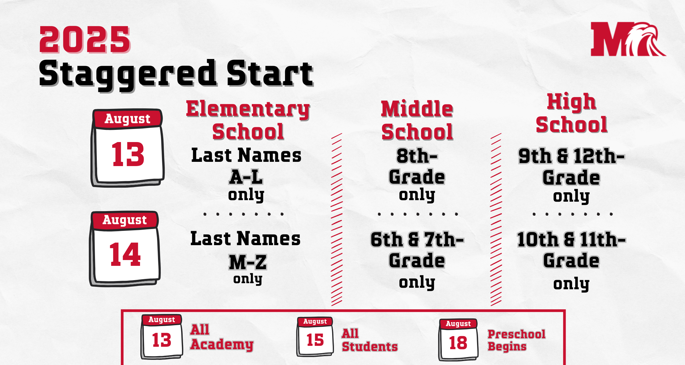Staggered Start Times