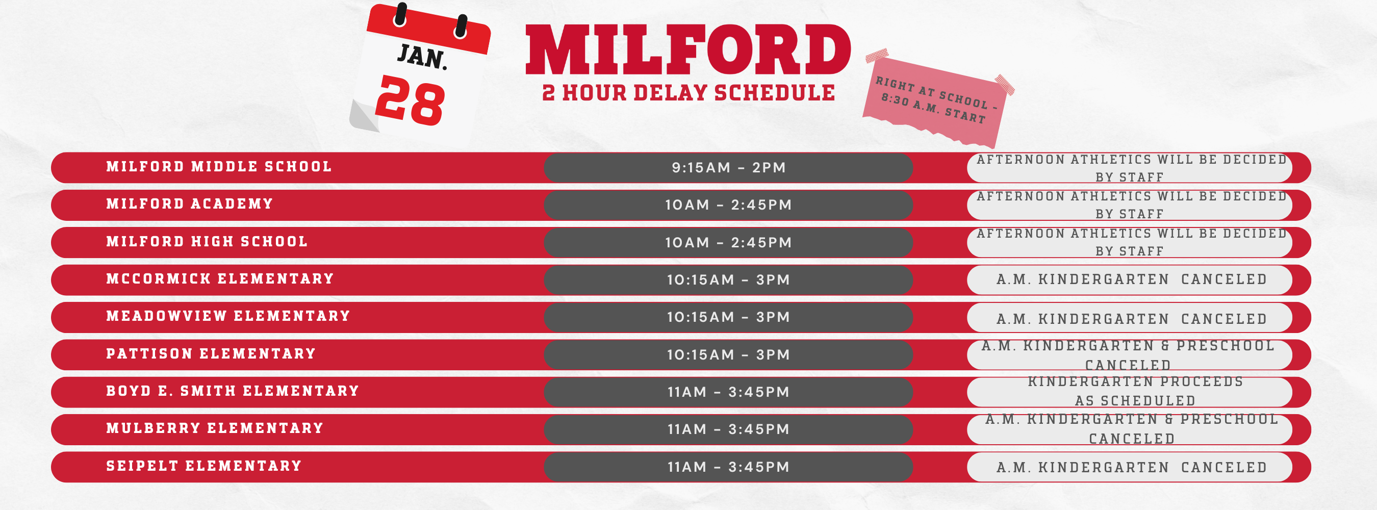 2-Hour Delay Graphic