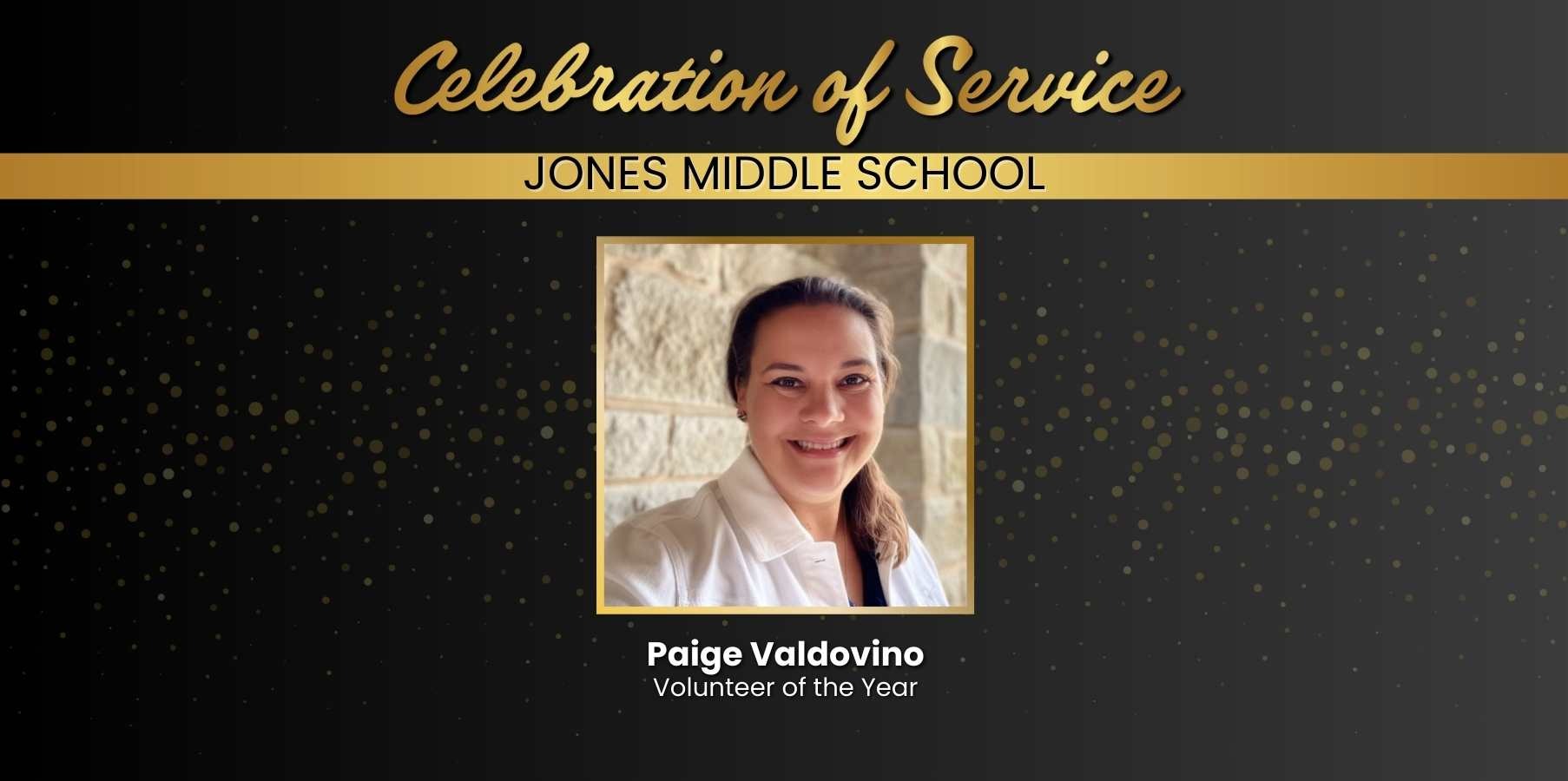 Paige Valdovino, Volunteer of the Year