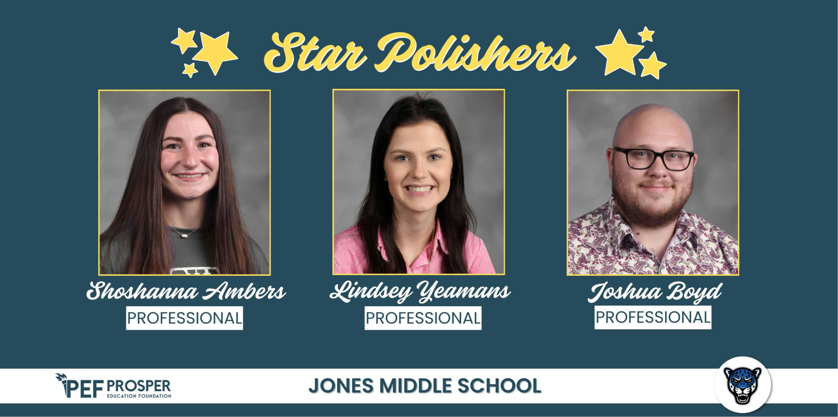 Soshanna Ambers, Lindsey Yeamans, Joshua Boyd - Professional Star Polishers