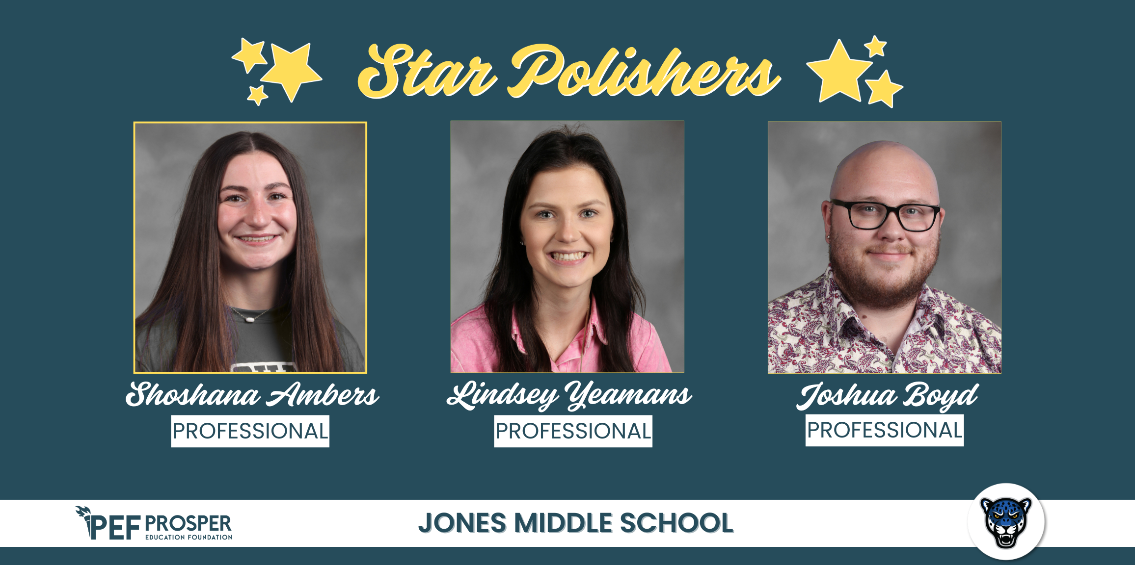 Soshana Ambers, Lindsey Yeamans, Joshua Boyd - Professional Star Polishers
