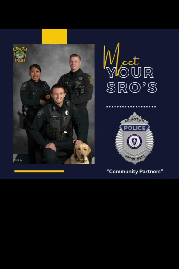 Officers White, Morgan and K9 Harlow