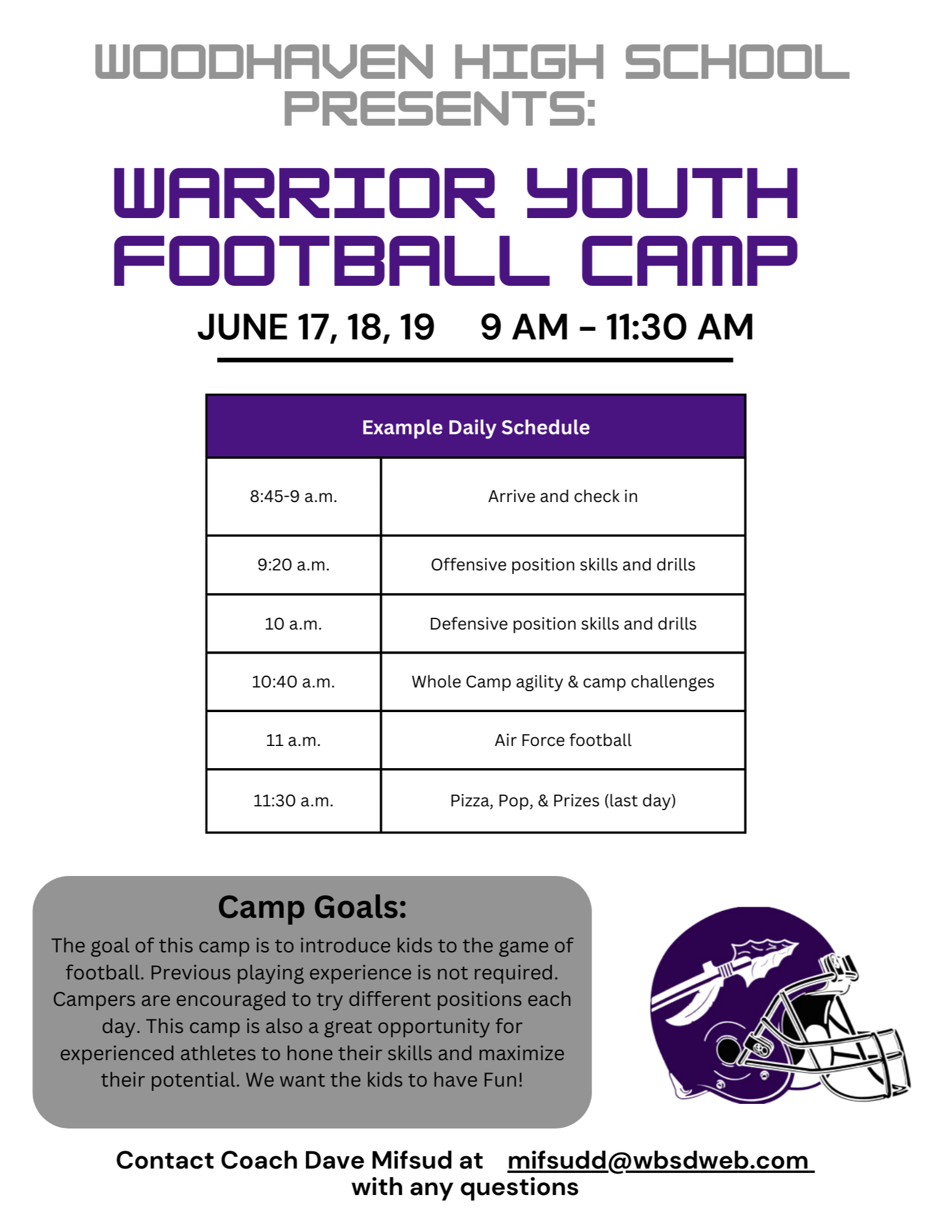 football camp