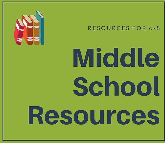 Middle School Resources- Resources for 6-8 logo