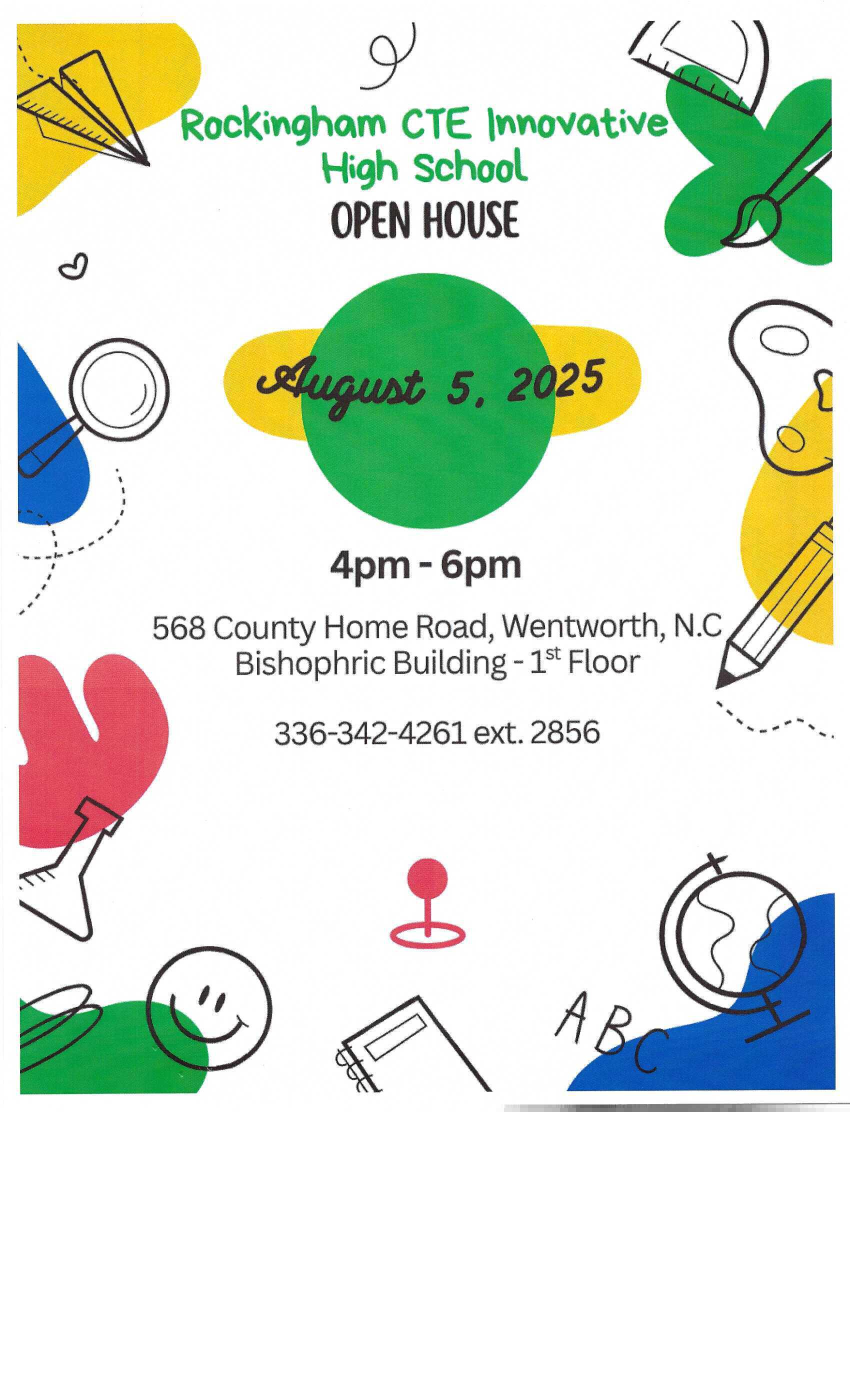 CTEIHS Open House Flyer