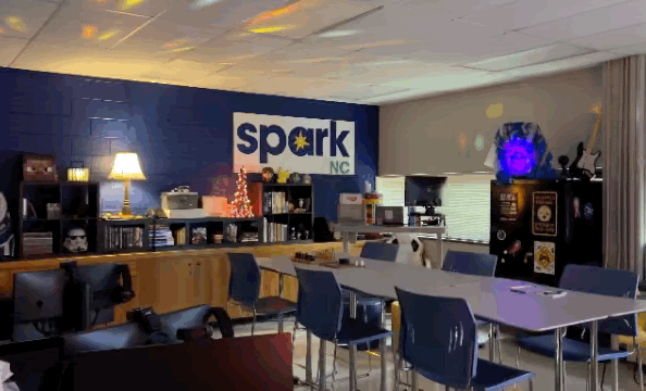 Morehead High School Spark Lab photograph