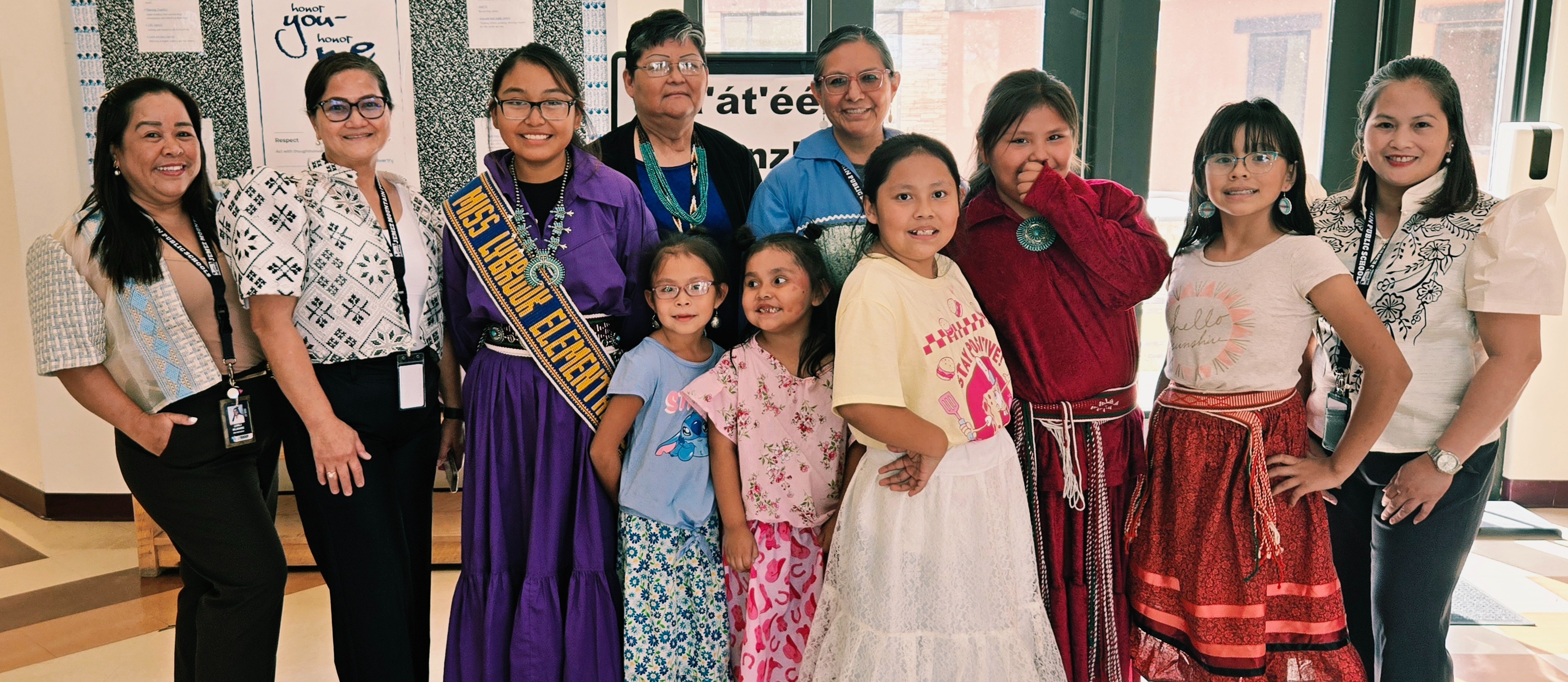 August Traditional Dress Day for Lybrook