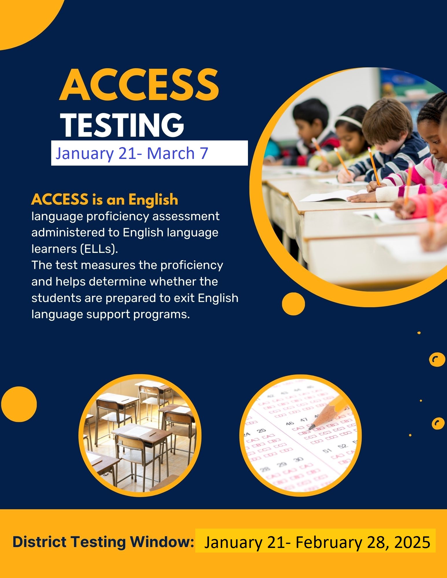 ACCESS for ELLs Testing